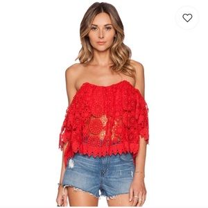 Tularosa Amelia Top Cayene sz M